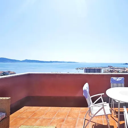 Lägenhet Desconectaengalicia Atico Miraflores 2 Con Piscina En *