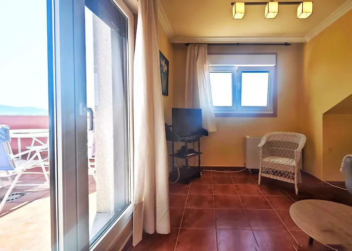 דירה Desconectaengalicia Atico Miraflores 2 Con Piscina En *